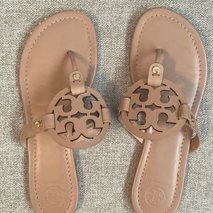 Tory Burch Miller Sandals- Light Makeup